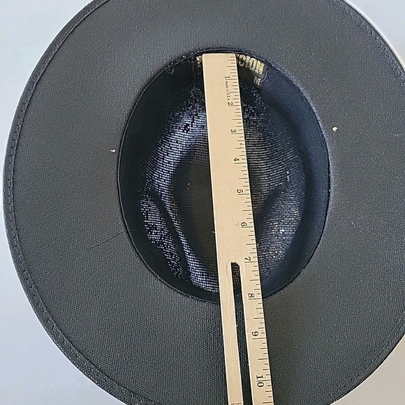 Hand Painted Structured Panama Hat Womens Made In Mexico Artsy Boho Festival - Picture 10 of 12